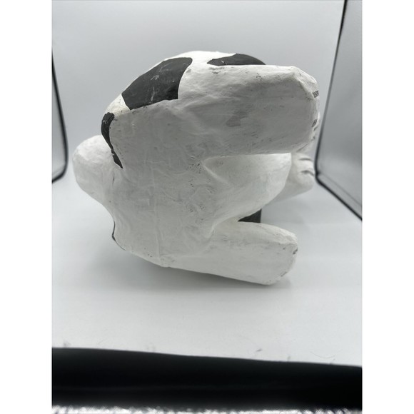 Dept 56 Bunny Rabbit Papier Paper Mache Large Black White Easter RARE - Picture 16 of 16